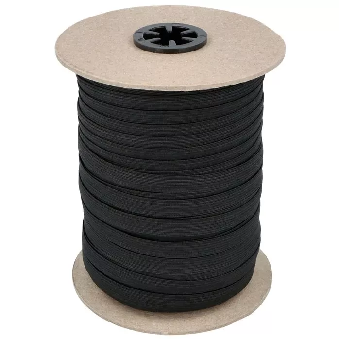 Guma pleciona 9mm kolor czarny 100mb