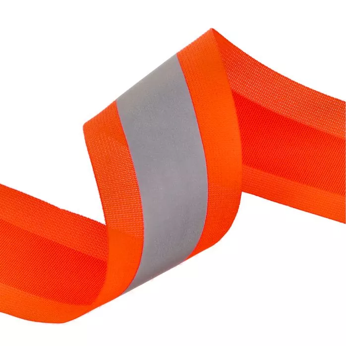 Taśma odblaskowa fluorescencyjna 50mm pomarańczowa TO-50/25