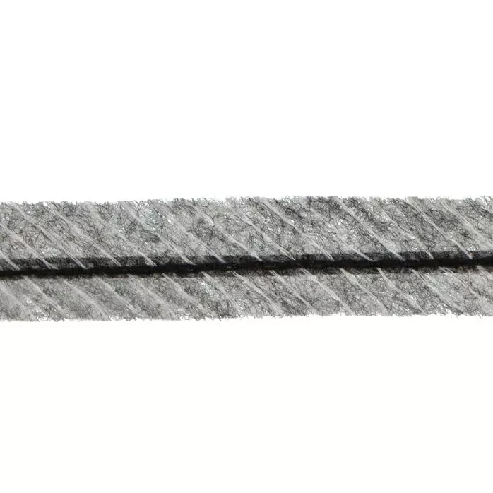 Taśma wzmacniająca szewband z tasiemką 12mm kolor szary