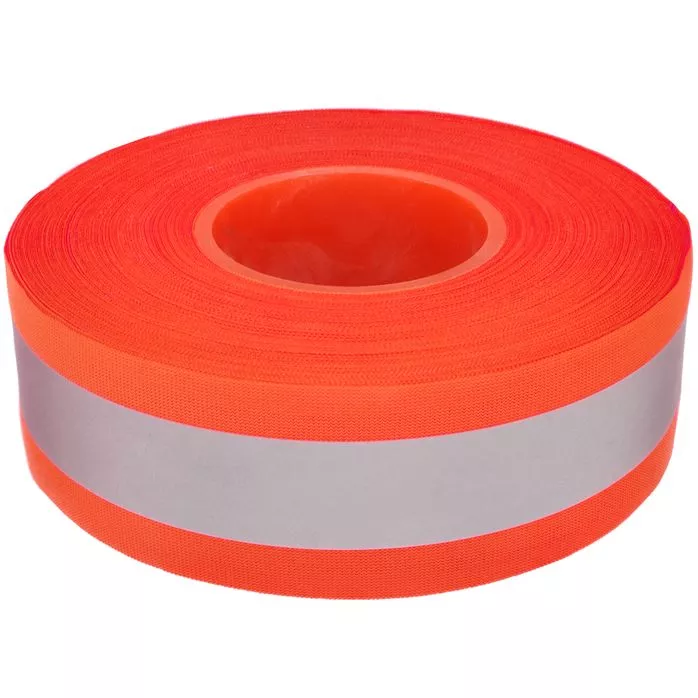 Taśma odblaskowa fluorescencyjna 60mm pomarańczowa 60/30