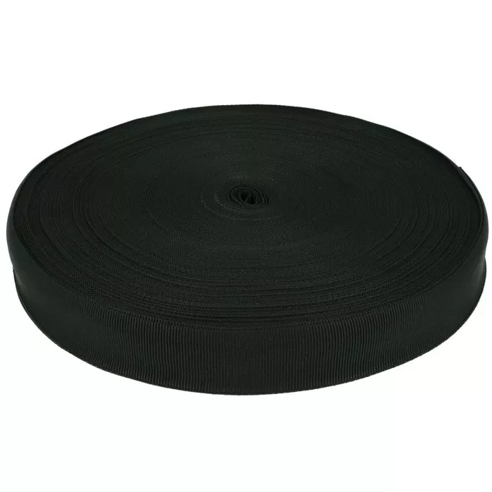 Taśma rypsowa 25mm kolor zielony 50mb