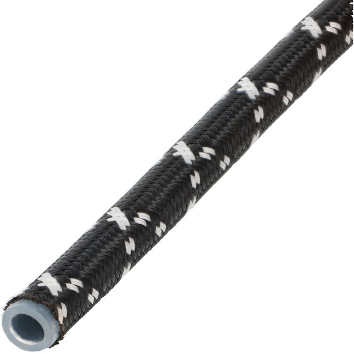 Wąż parowy silikonowy czarno biały 6/10mm do żelazka