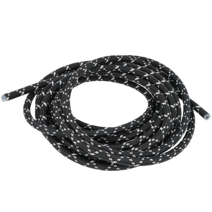 Wąż parowy silikonowy czarno biały 6/10mm do żelazka