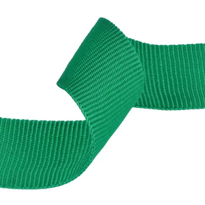 Taśma rypsowa 20mm kolor zielony 50mb