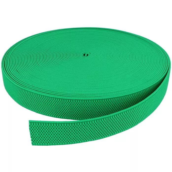 Guma szelkowa 35mm kolor zielony 25mb