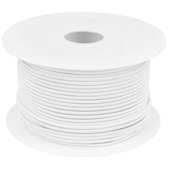 Guma okrągła 2.6mm kolor biały 50mb