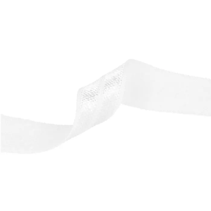 Guma łamana 13mm błyszcząca kolor biały 100mb