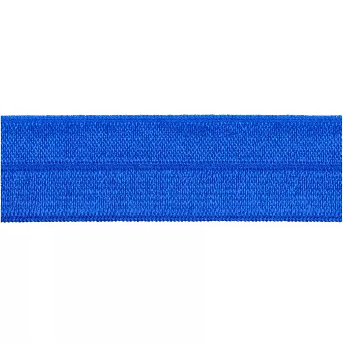 Guma łamana 19mm błyszcząca kolor niebieski 22mb