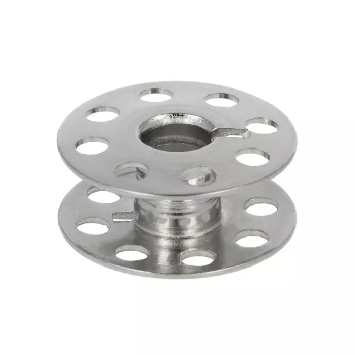 Szpulka metalowa z dziurkami i nacięciem 270010S (B9117-012-000) do stebnówki