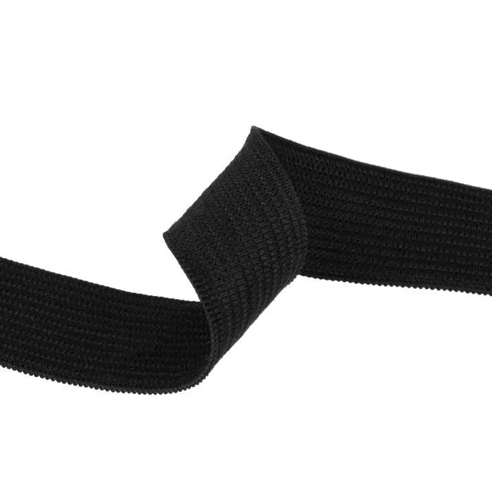 Guma dziana 20mm kolor czarny 25mb