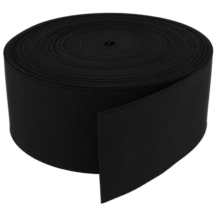 Guma obuwnicza 80mm kolor czarny 25mb