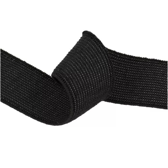 Guma tkana 30mm kolor czarny 25mb