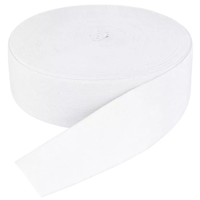 Guma dziana 50mm kolor biały 25mb