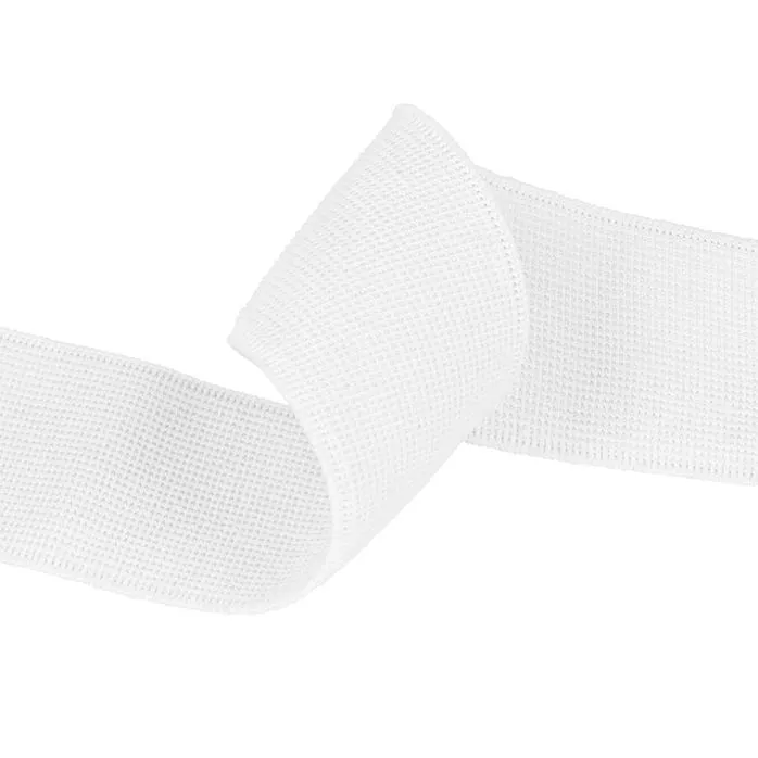 Guma tkana 40mm kolor biały 25mb