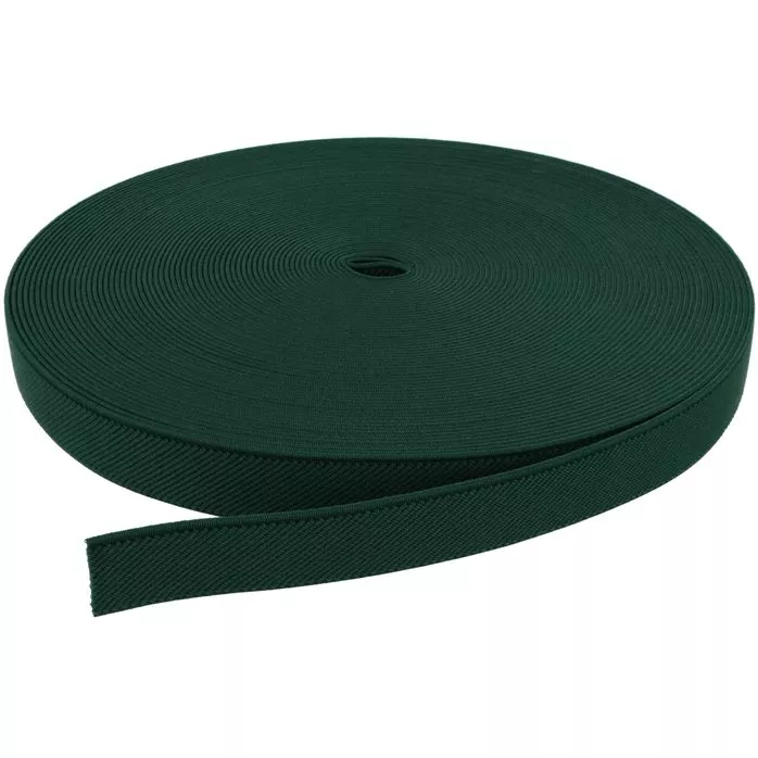 Guma szelkowa 25mm kolor zielony 25mb