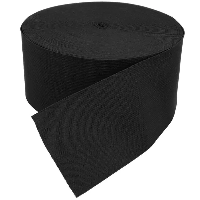 Guma dziana 80mm kolor czarny 25mb