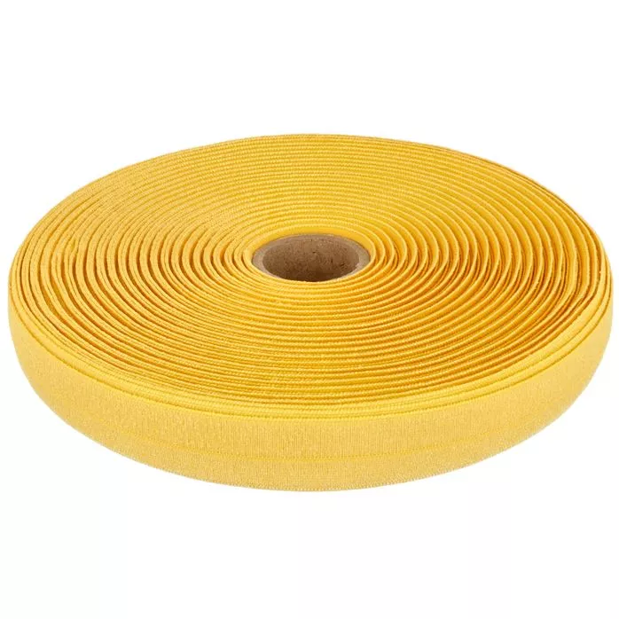 Guma łamana 20mm błyszcząca kolor żółty 25mb