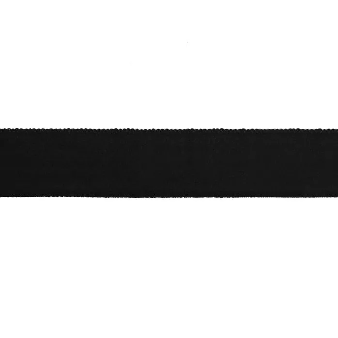 Guma łamana 13mm błyszcząca kolor czarny 100mb
