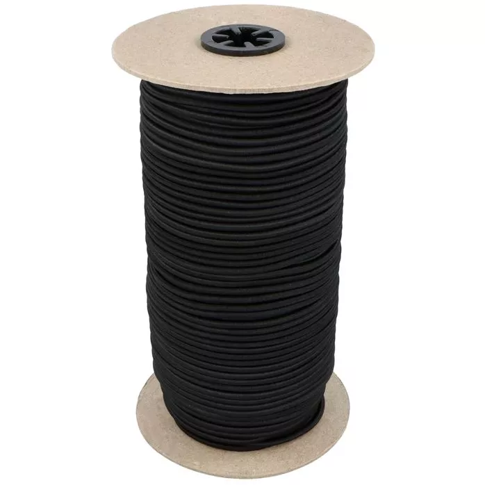 Guma okrągła 3mm kolor czarny 100mb