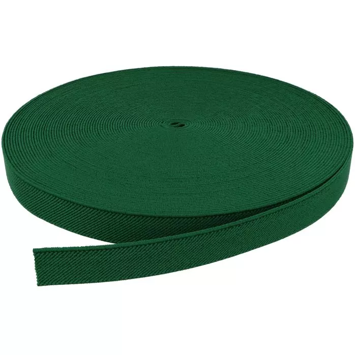 Guma szelkowa 25mm kolor zielony 25mb
