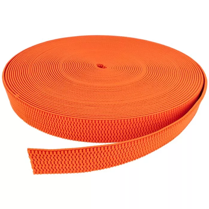 Guma szelkowa 40mm kolor pomarańczowy 25mb