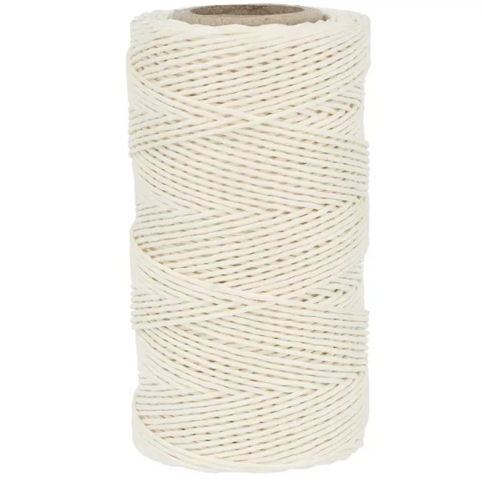 Nici lniane dratwa kolor biały 150x8 100g