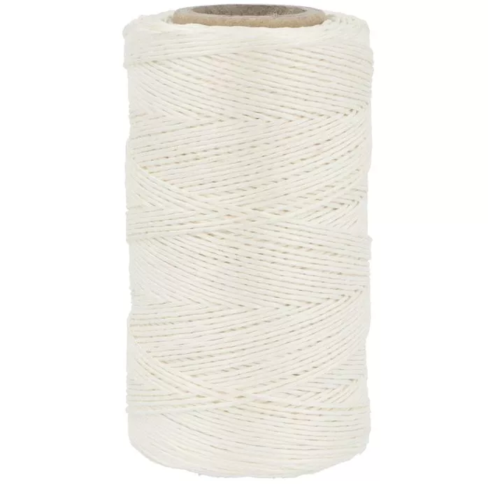 Nici lniane dratwa kolor biały 150x4 100g