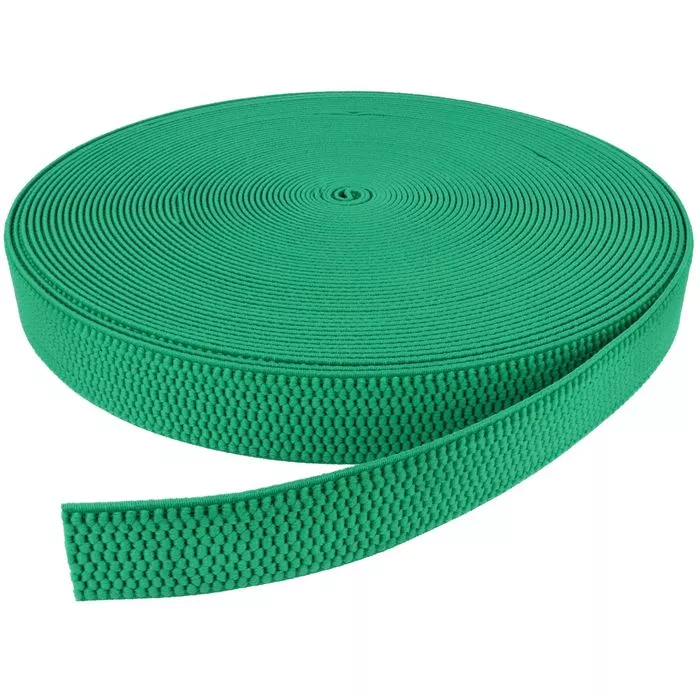 Guma szelkowa 40mm kolor zielony 25mb