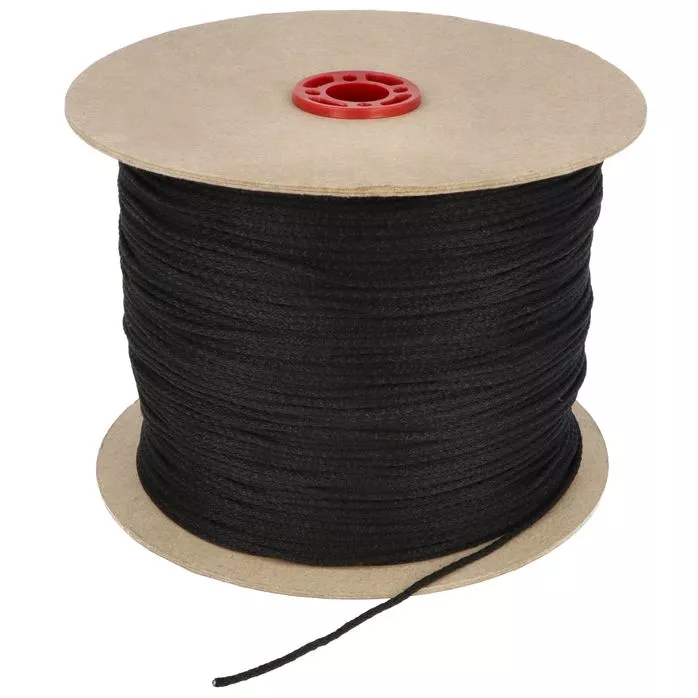 Sznurek poliester ze wsadem  do wypustek 1.8mm kolor czarny