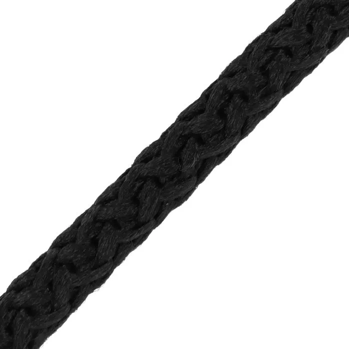 Sznurek polipropylenowy z rdzeniem 7mm kolor czarny 150mb