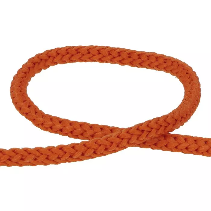 Sznurek poliestrowy 4mm kolor pomarańczowy 50mb