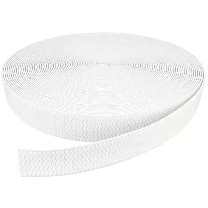 Guma szelkowa 40mm kolor biały 25mb