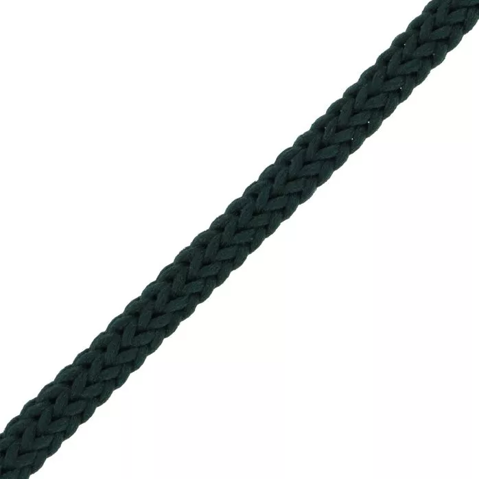Sznurek poliestrowy 4mm kolor zielony ciemny 50mb