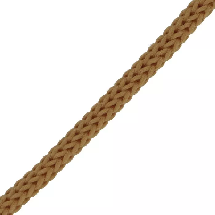 Sznurek poliestrowy 4mm kolor żółty ciemny 50mb