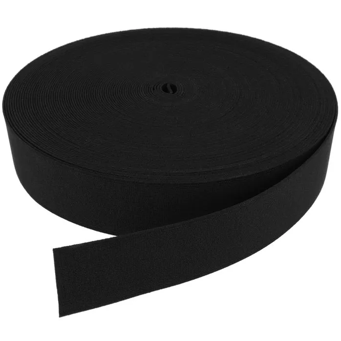 Guma obuwnicza 40mm kolor czarny 25mb