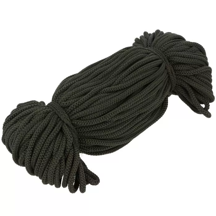 Sznurek poliestrowy 4mm kolor oliwkowy 50mb