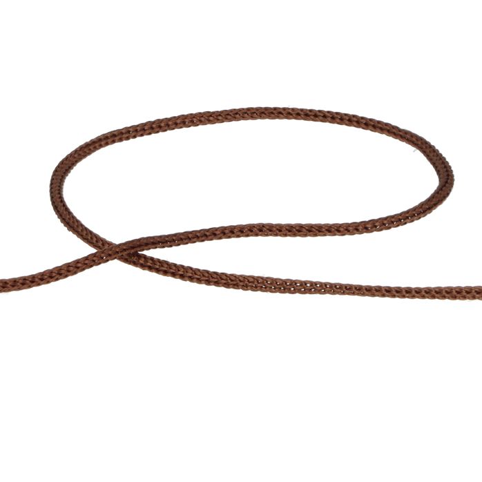 Sznurek poliestrowy 1.0mm kolor brązowy 274,2mb