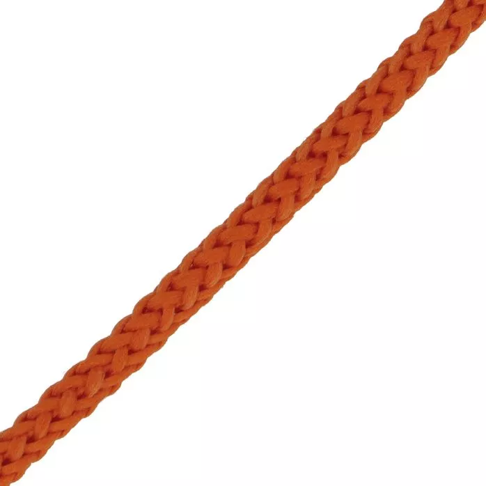 Sznurek poliestrowy 4mm kolor pomarańczowy 50mb