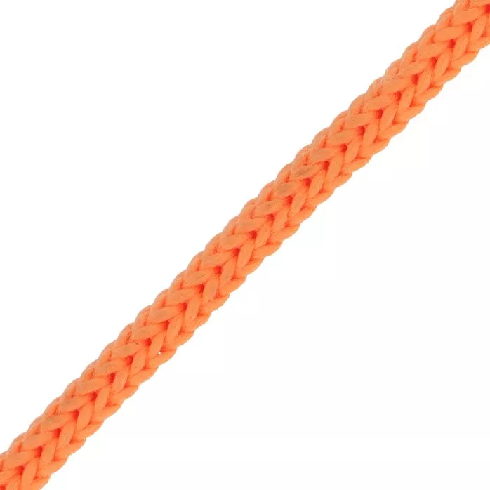 Sznurek poliestrowy 4mm kolor pomarańczowy 50mb