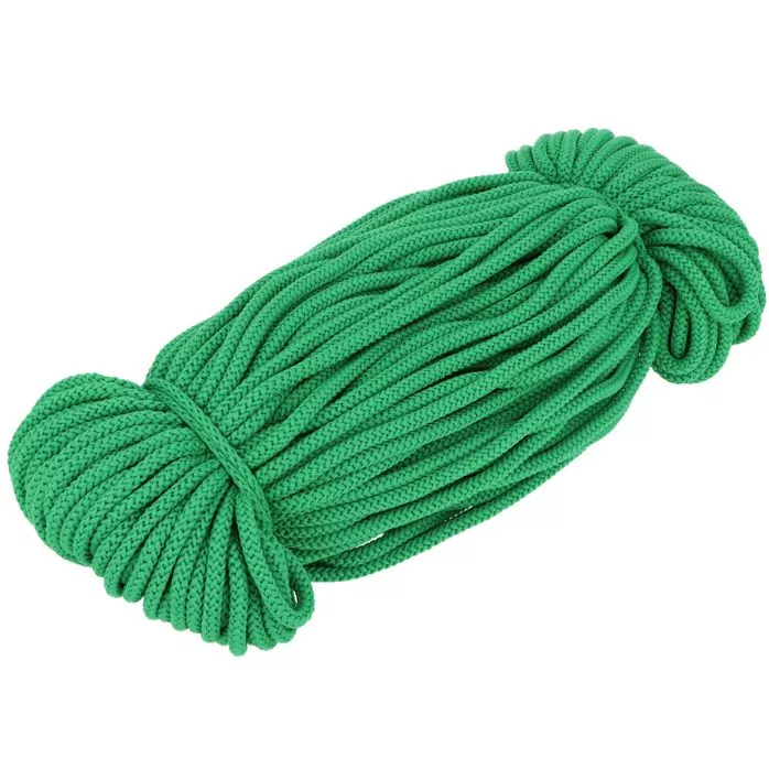Sznurek poliestrowy 4mm kolor zielony 50mb