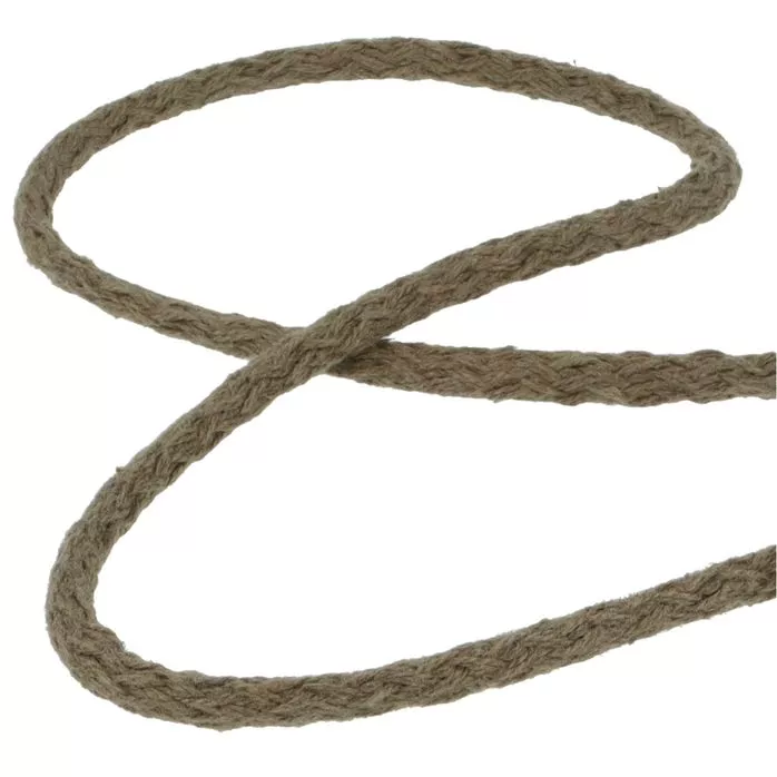 Sznurek bawełniany 5mm kolor zielony khaki 1000mb