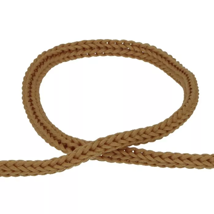 Sznurek poliestrowy 4mm kolor żółty ciemny 50mb