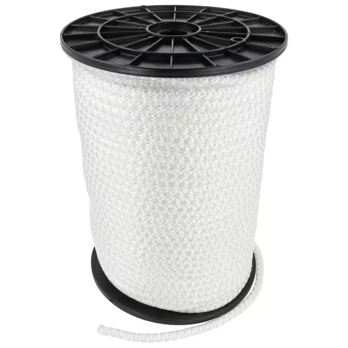 Sznurek polipropylenowy z rdzeniem 6 mm kolor biały 100mb