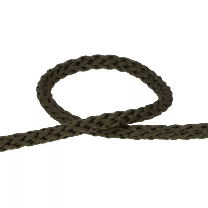 Sznurek poliestrowy 4mm kolor khaki 50mb