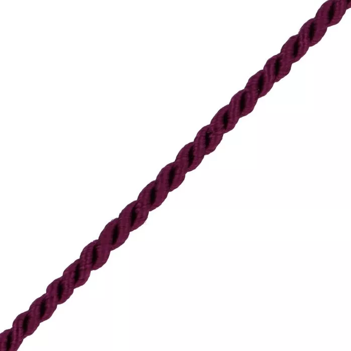Sznurek ozdobny wiskozowy 2mm kolor fioletowy