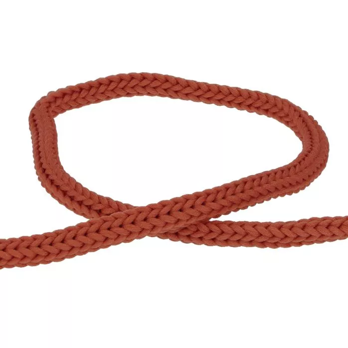 Sznurek poliestrowy 4mm kolor rudy pomarańczowy 50mb