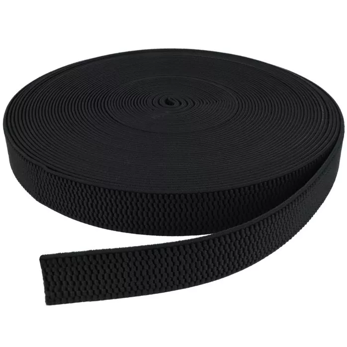 Guma szelkowa 40mm kolor czarny 25mb