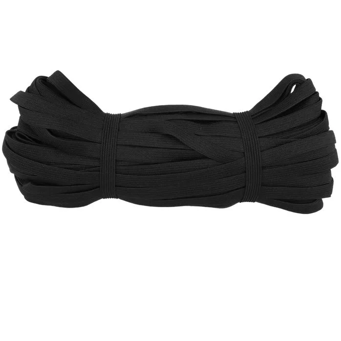 Guma dziana 10mm kolor czarny 50mb