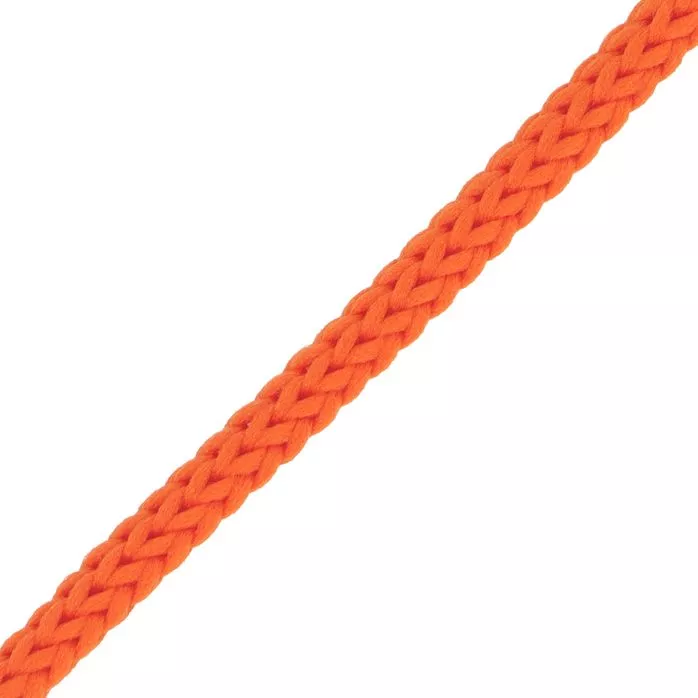 Sznurek poliestrowy 4mm kolor pomarańczowy 50mb
