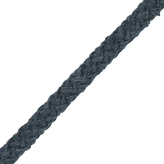 Sznurek bawełniany 5mm kolor stalowy szary 100mb